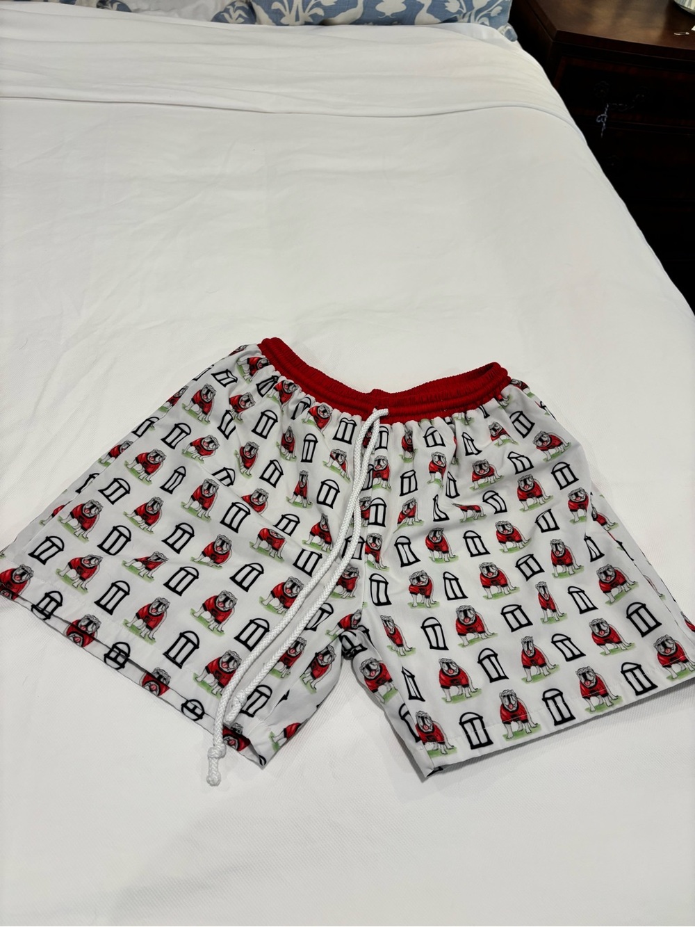 Kids UGA swim trunks size small